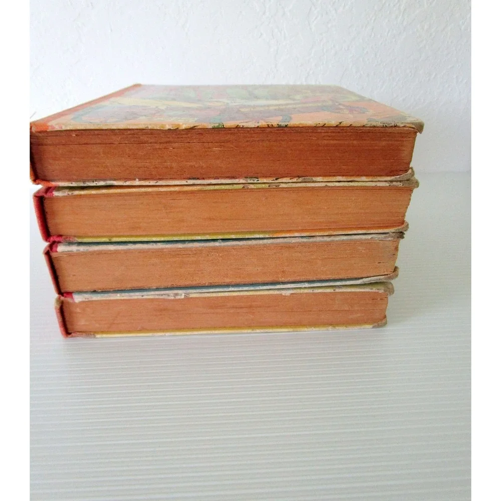 Billy Whiskers Series Lot of 4 Early Antiquarian Children's Books Goat Tourist